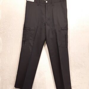 Dickies Mens Cargo Work Pants Sz.36x32/Black/RN#20697/Zipper Pockets/NWT!!!